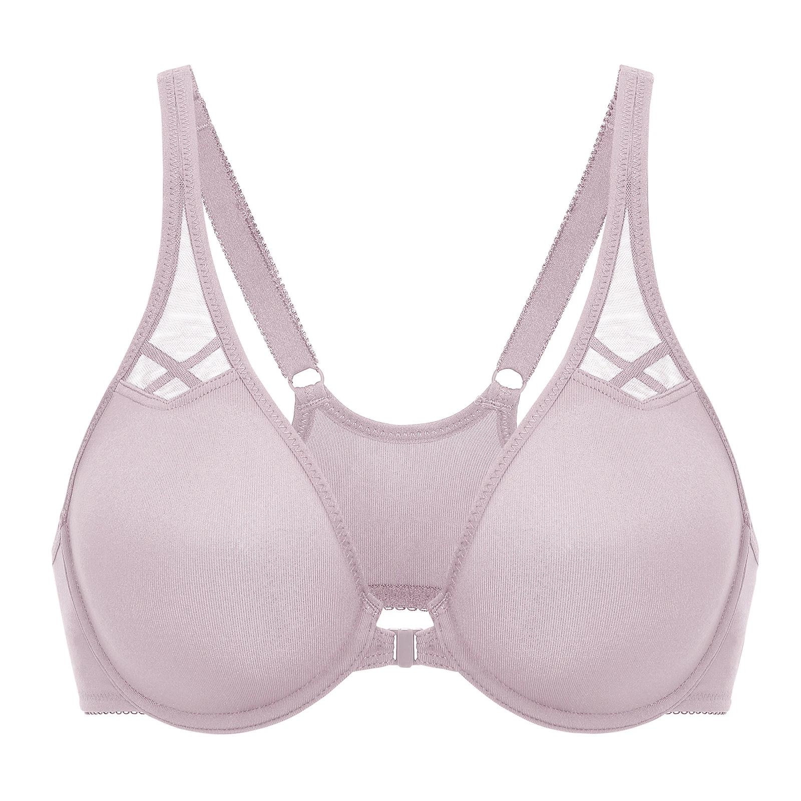 Front Closure Bras for Women Plus Size Seamless Underwire