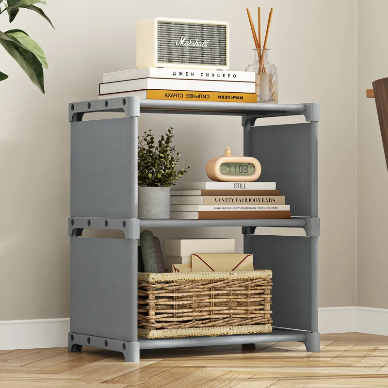 Bookshelf [Free Combination] Desktop Storage Rack Desk Storage Rack Desk Dormitory Office Multi story Bedroom Floor
