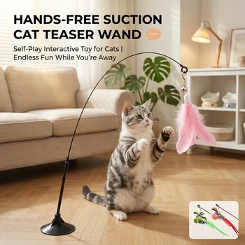 Feather Cat Teaser Wand 1