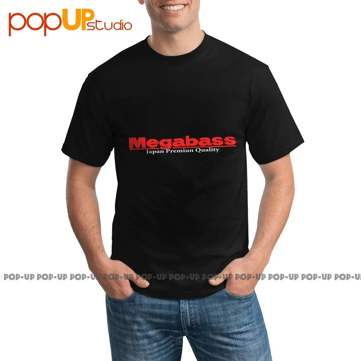 

Megabass японская футболка с логотипом класса премиум для рыбалки унисекс