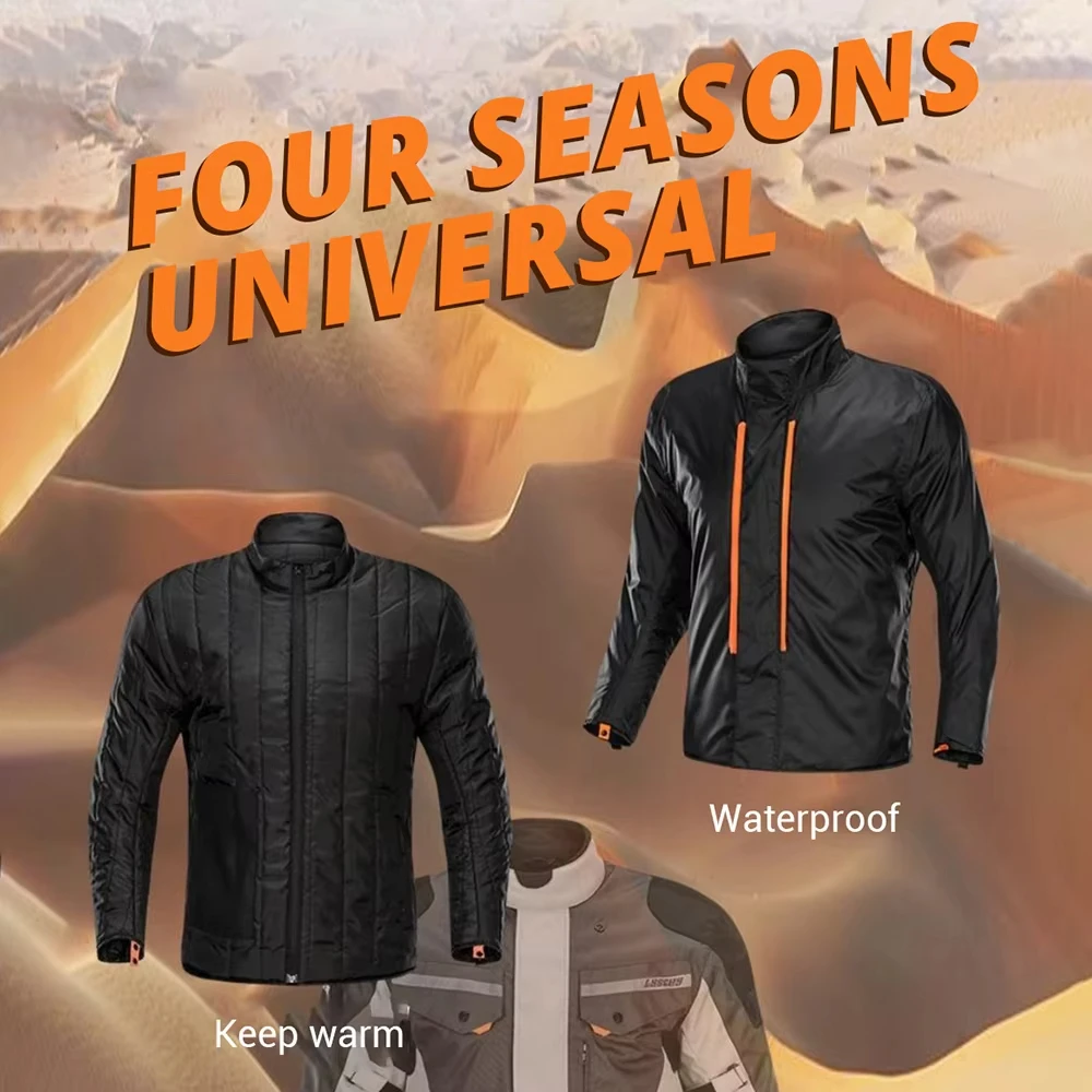Motorcycle Jacket Motorcycle Clothing Motorcycle Jacket Pants Suit Waterproof Men Motorbike Riding Moto Jacket Protective Gear Armor Clothing