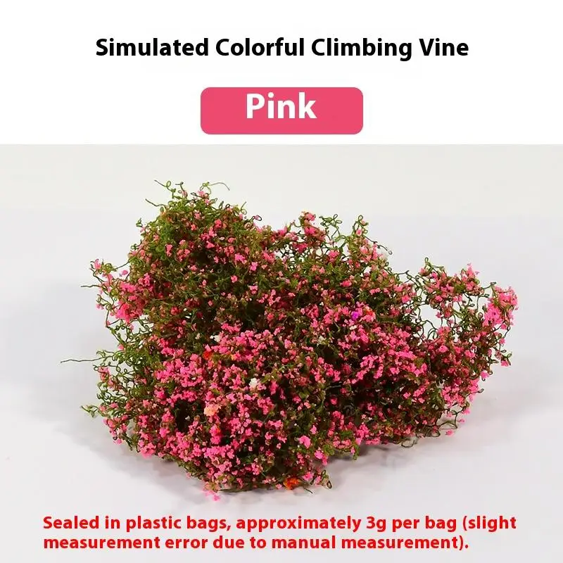 Artificial Miniature Greenery Kit for DIY Model Landscaping and Crafts