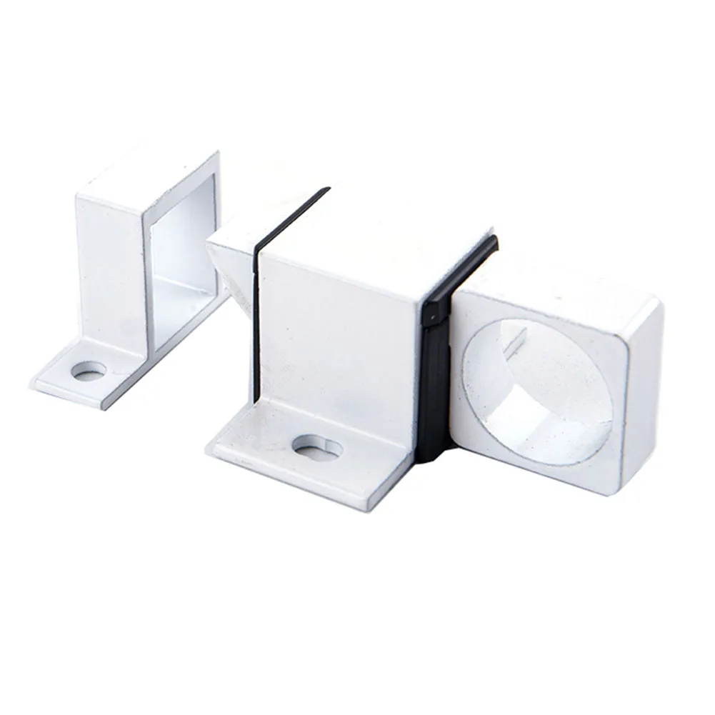 Door Latch Aluminum Alloy Security Automatic SASH Door Spring Bounce Lock Square Automatic Latch Door Bolt Hardware Home Tools