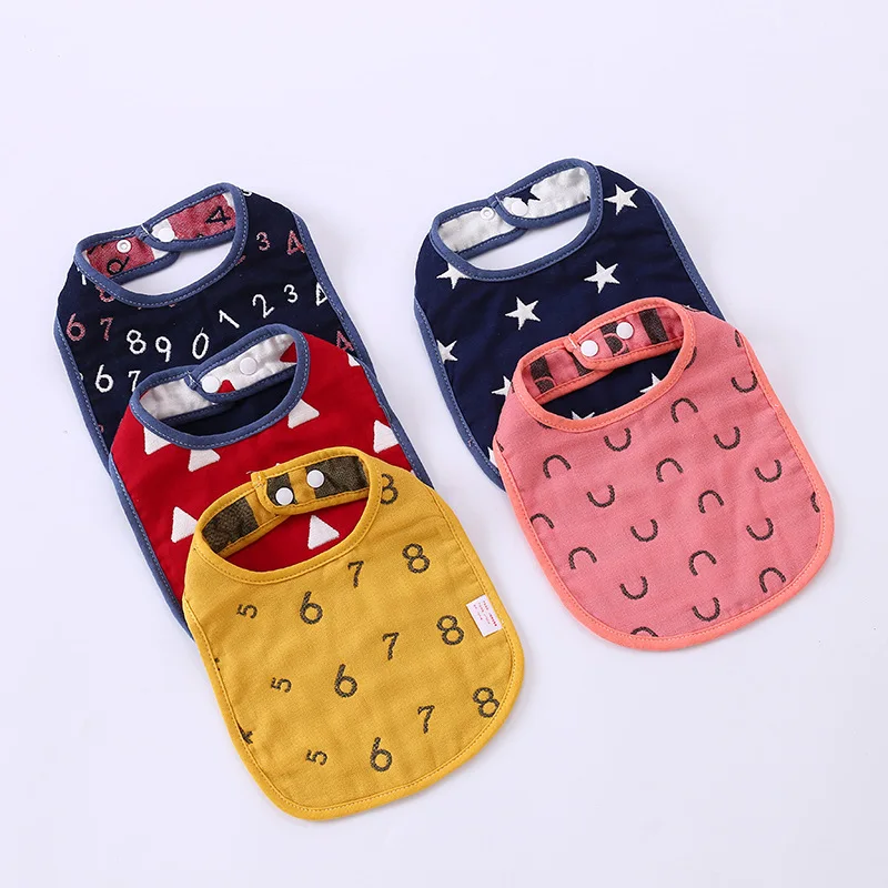 Newborn U Square Cotton Bandana Bibs Cute Cartoon Animal Saliva Towel Lunch Baby Feeding Infant Burp Cloths newborn u square cotton bandana bibs cute cartoon animal saliva towel lunch baby feeding infant burp cloths