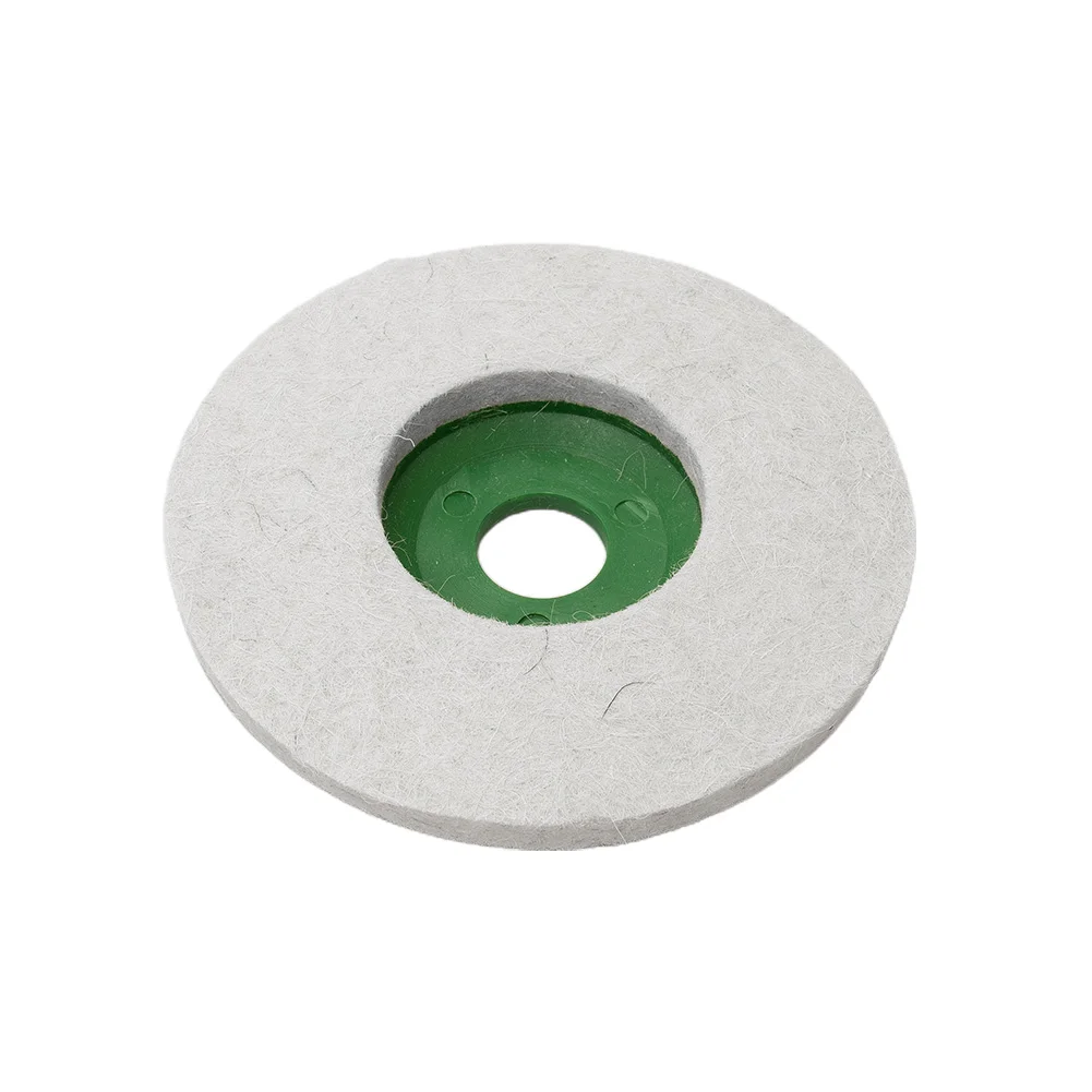 

Buffing 125mm Grinding Polishing pads Cleaning Glass Jewelry Replacement Part Spare 2pcs Wool felt Wheel 12mm thickness