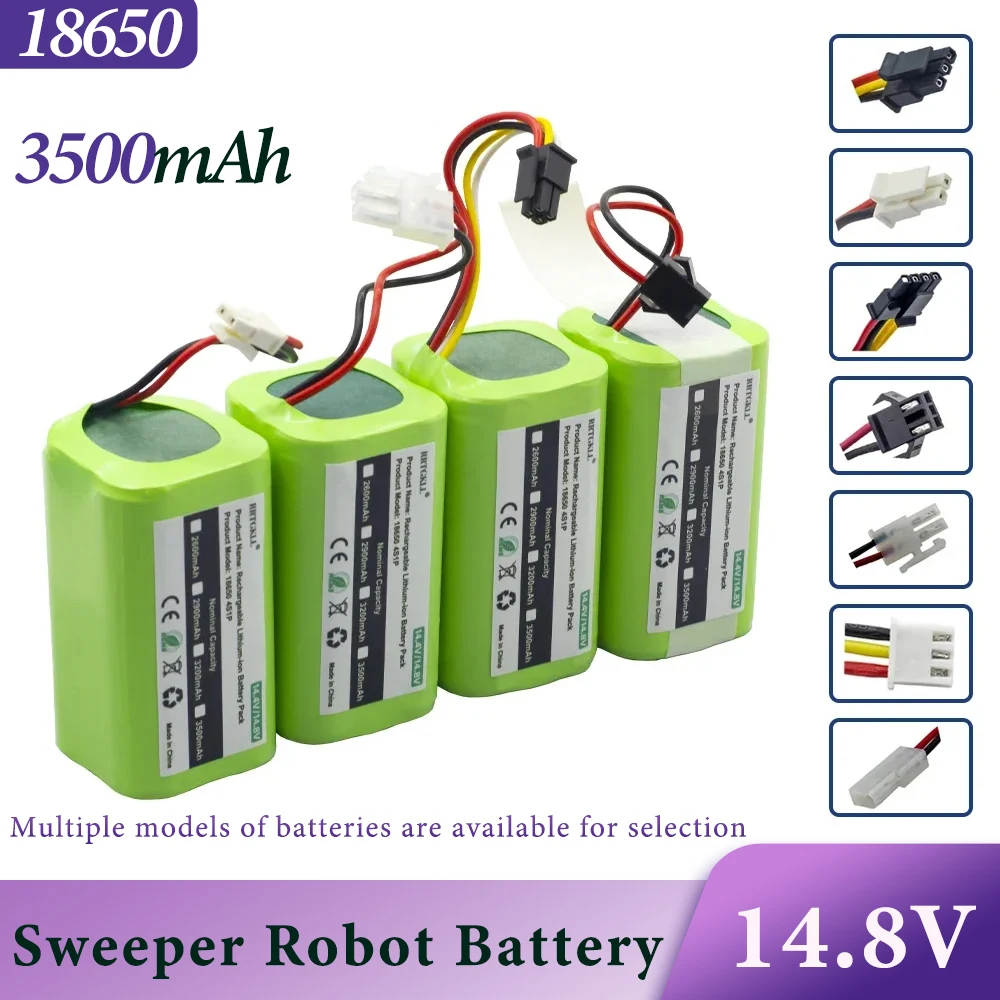 

14.8V 3500mAh Sweeping Robot Rechargeable Battery for Xiaomi,Ecovacs,iBoto iLife,Chuwi,Polaris,Kitfort,Genio,Liectroux,DIBEA