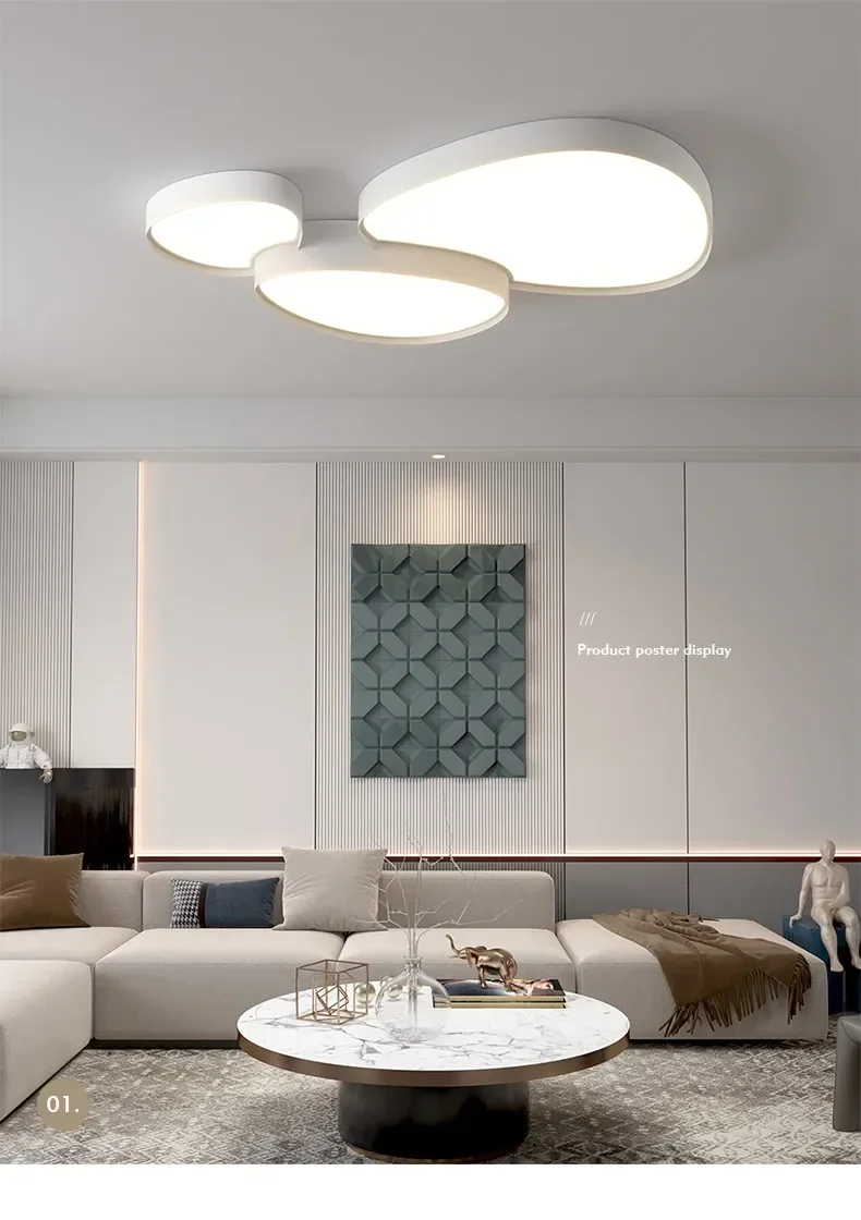 Description Picture 2 of itemModern Simplicity Led Ceiling Lamp for Living Room Kitchen Cabinets Balcony  Bedroom Light Home Decor Lusters Luminaires