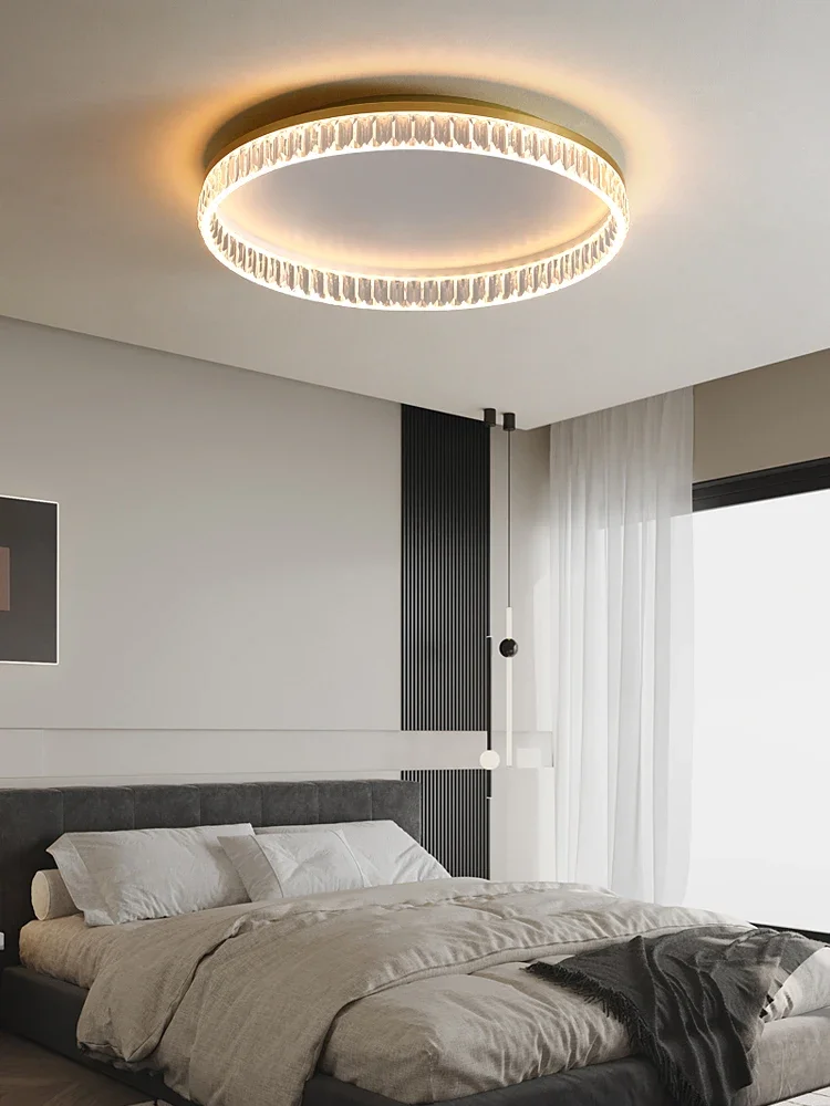 

Минималистичный элегантный домашний недорогой круглый потолочный светильник для спальни