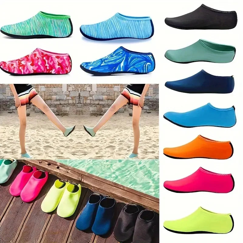 Schnelltrocknende Wassersocken für Herren und Damen, faltbare, tragbare Strandsocken, Strandschuhe, rutschfest, verschleißfest, bequem – Detail 16