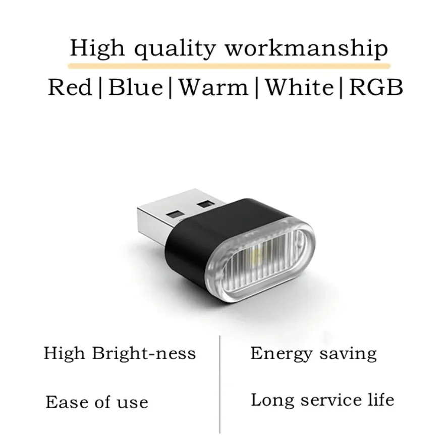 รูปสินค้า USB LED Night Light 5 โหมด ตกแต่งรถ