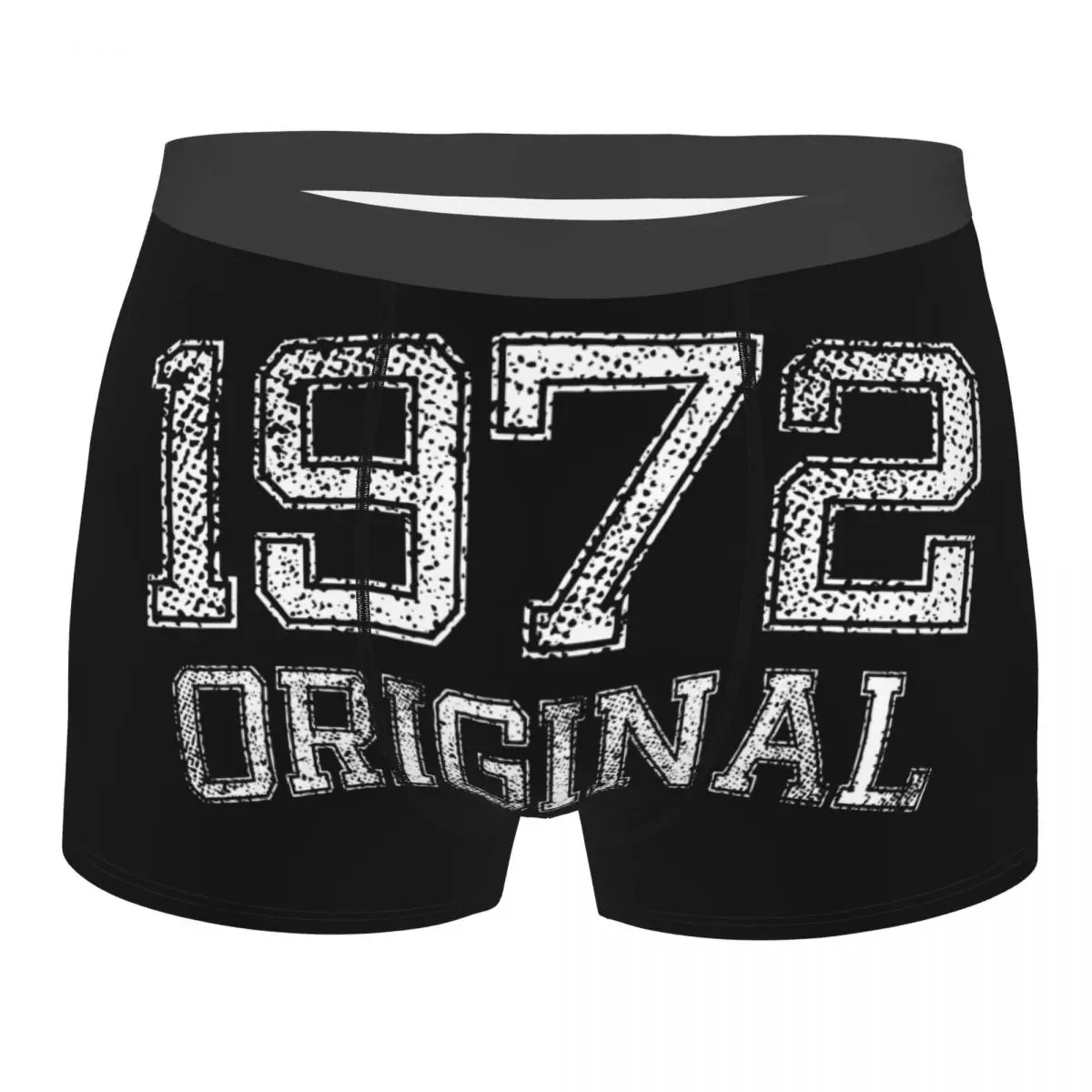 

Made In 1972 Original Vintage Dad Father 50 Years Old Men's Underwear Boxer Briefs Shorts Panties Sexy Underpants for Homme