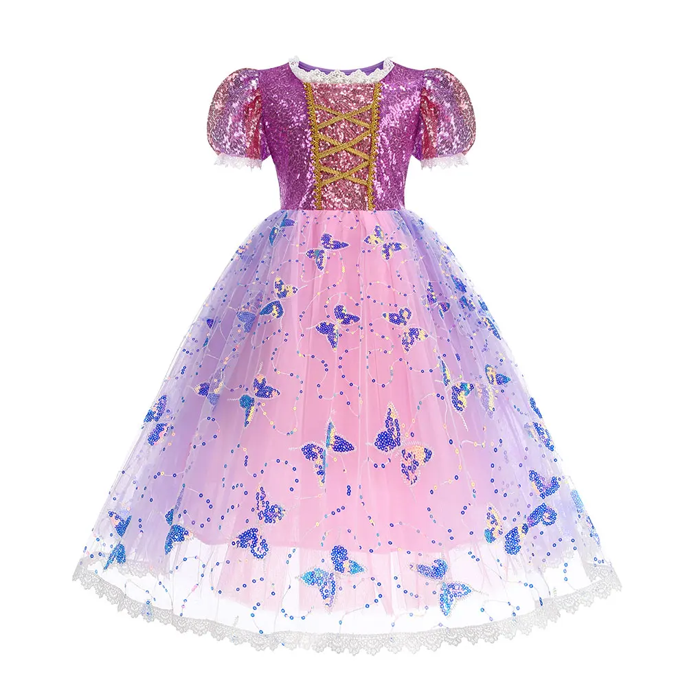 Glowing Rapunzel Princess Dress 3