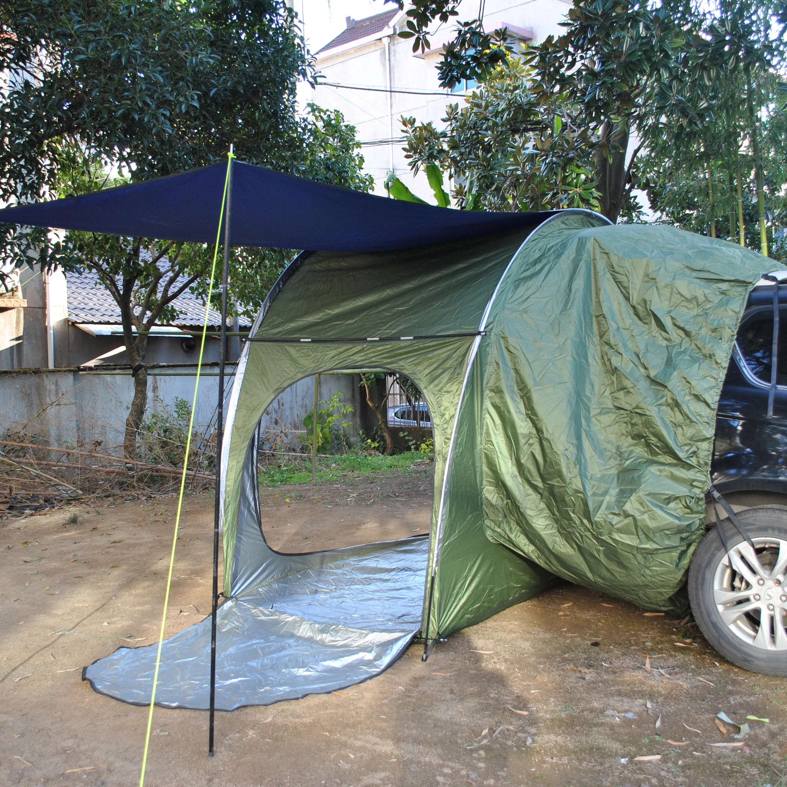 Waterproof Add Raincover car Tailgate Tent with Raincover,Rainproof car tent,CZX-691 Double Layer SUV tent,car rear tent
