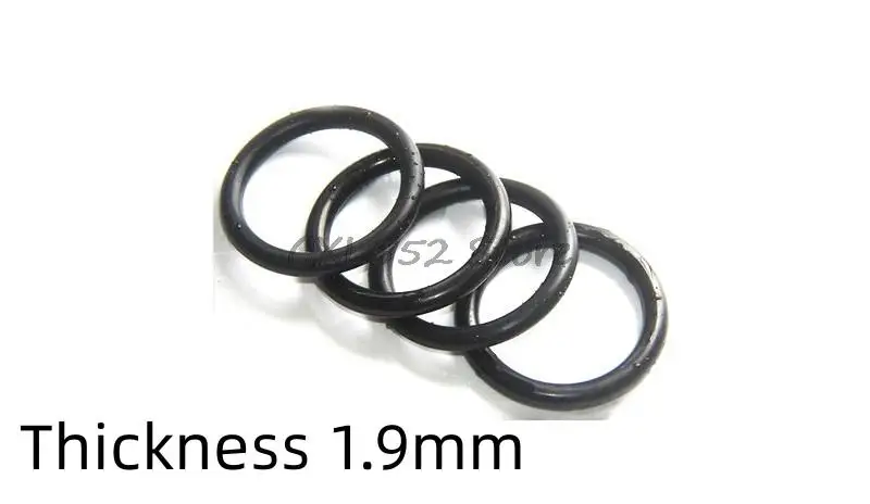

10/20/50/100Pcs OD 5/5.5/6/6.5/7/7.5/8/8.5/9/9.5/10/10.5~53x1.9mm Black NBR O-Ring Sealing Rubber Ring Washer Gaskets