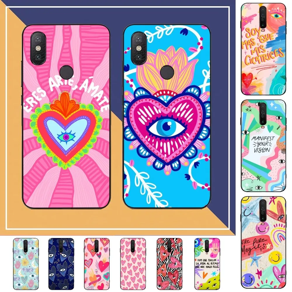 Divertente Custodia Per Telefono Turco Lucky Blue Evil Eye Per Redmi Note 4X5 A 6 7 8 Pro T 9 Pro 9S 10 Pro 11 Pro 11S 11Epro Pocom3Pro