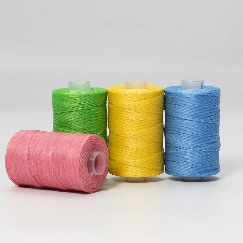 Description Picture 5 of item100M Waxed Sewing Threads Durable Strong Nylon Leather Sewing Waxed Thread Hand Wax Stitching DIY Hand Stitching Sewing Tool