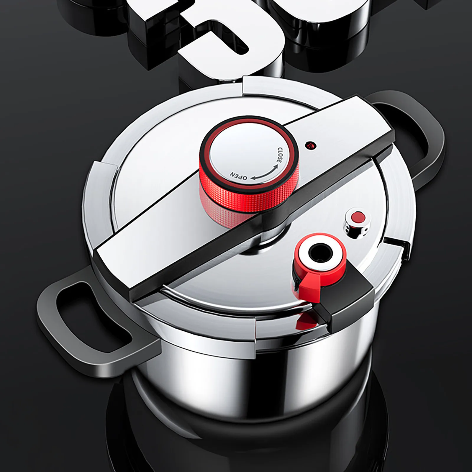 6l 3gear Pressure Cooker 304 Stainless Steel Multifunctional Pressure-Limited Explosion-Proof Pressure Cooker Quickly Cooking pressure cooker