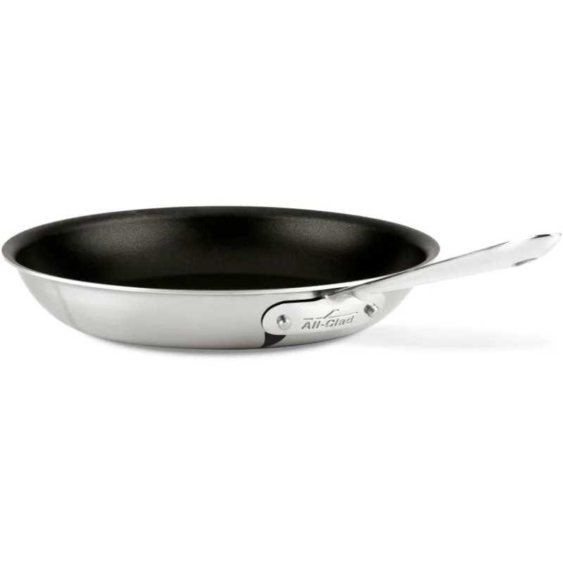 

All-Clad D5 5-Ply Brushed Stainless Steel Fry Pan 12 Inch Induction Oven Broiler Safe
