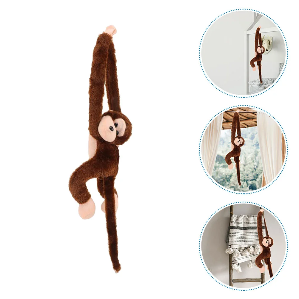 Encantador y Acogedor juguete de peluche mono con brazos y piernas largas para el Deleite y la Comodidad de los Niños Encantador y Acogedor juguete de peluche mono con brazos y piernas largas para el Deleite y la Comodidad de los Niños