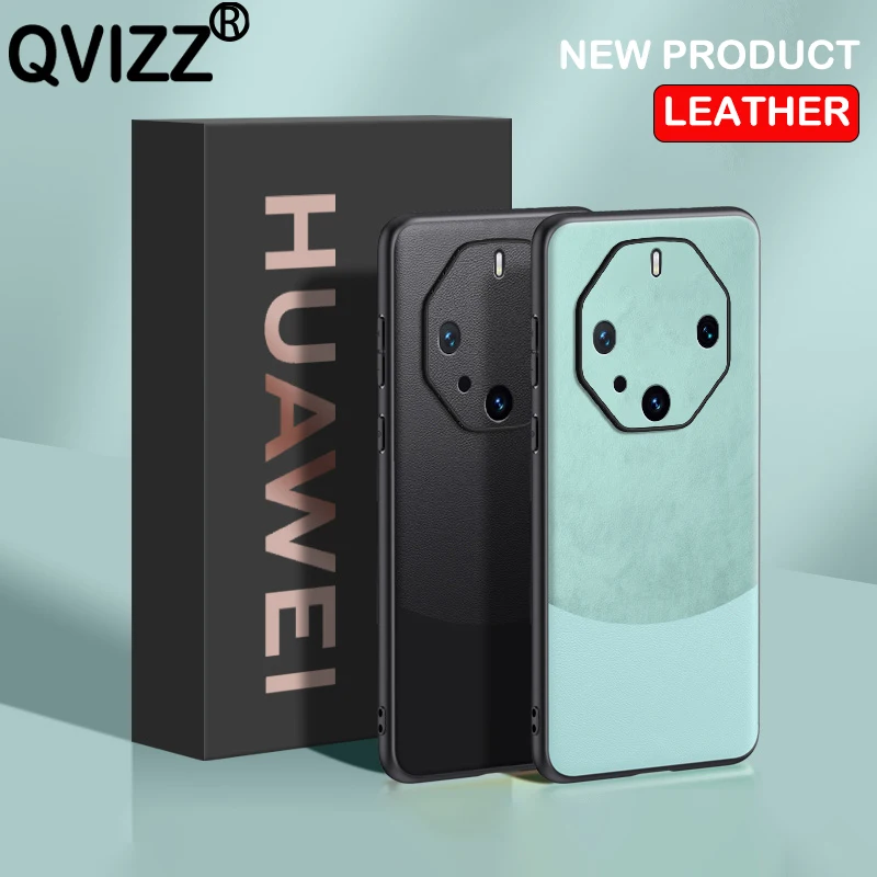 

for Huawei Mate 60 RS Ultimate Phone Case Luxury Stitching Leather Shockproof Soft Edges Hard Cute Cover HuaweiMate60RS ALN-AL10