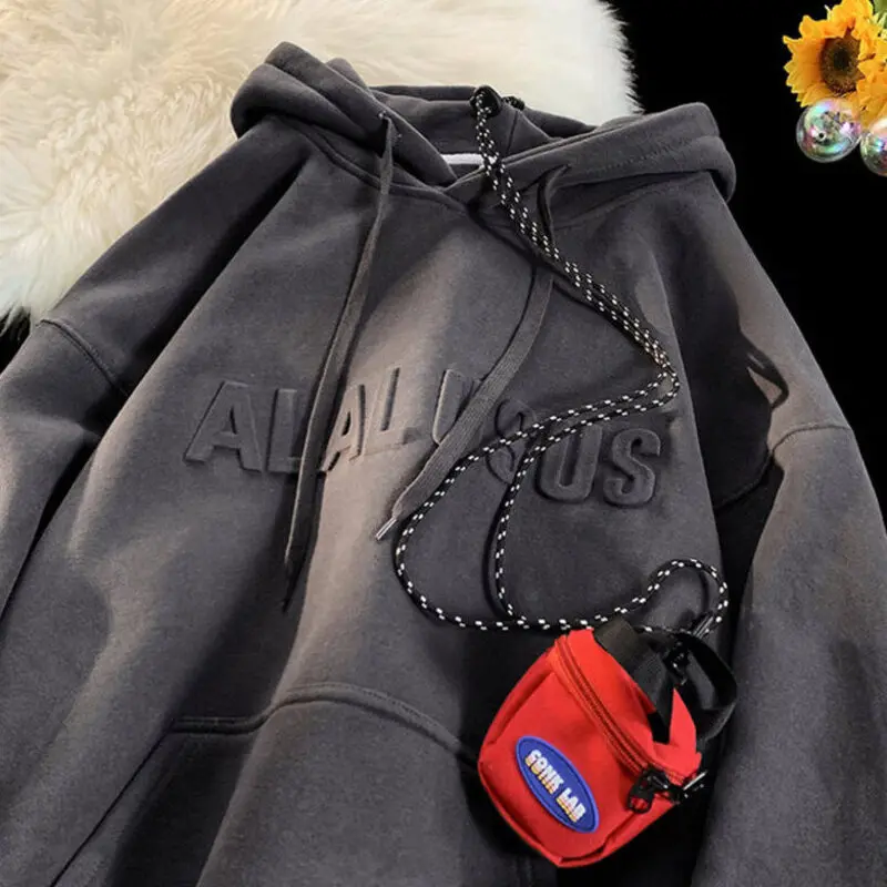 

MrGB Fashion Brand Women Vintage Steel Printed Hoodies Harajuku Hip Hop Streetwear Loose Y2k Unisex Pullovers Female Sweatshirts