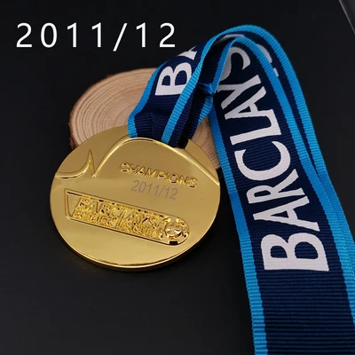 2011-12 Season The Manchester City Champions Medal Fans collections award medals