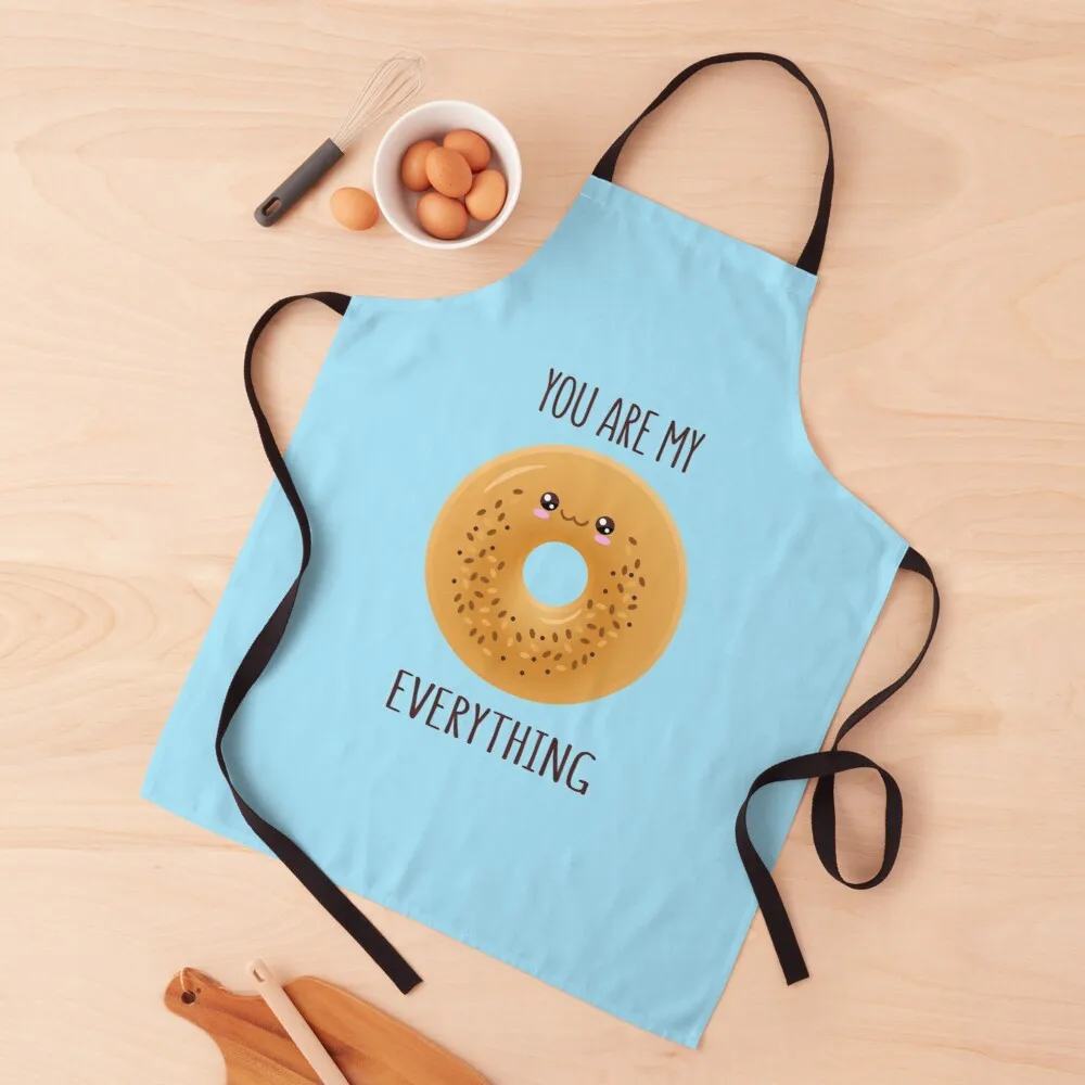 

My Everything Bagel Apron chef kitchen clothes novelties kitchen and home useful things for home