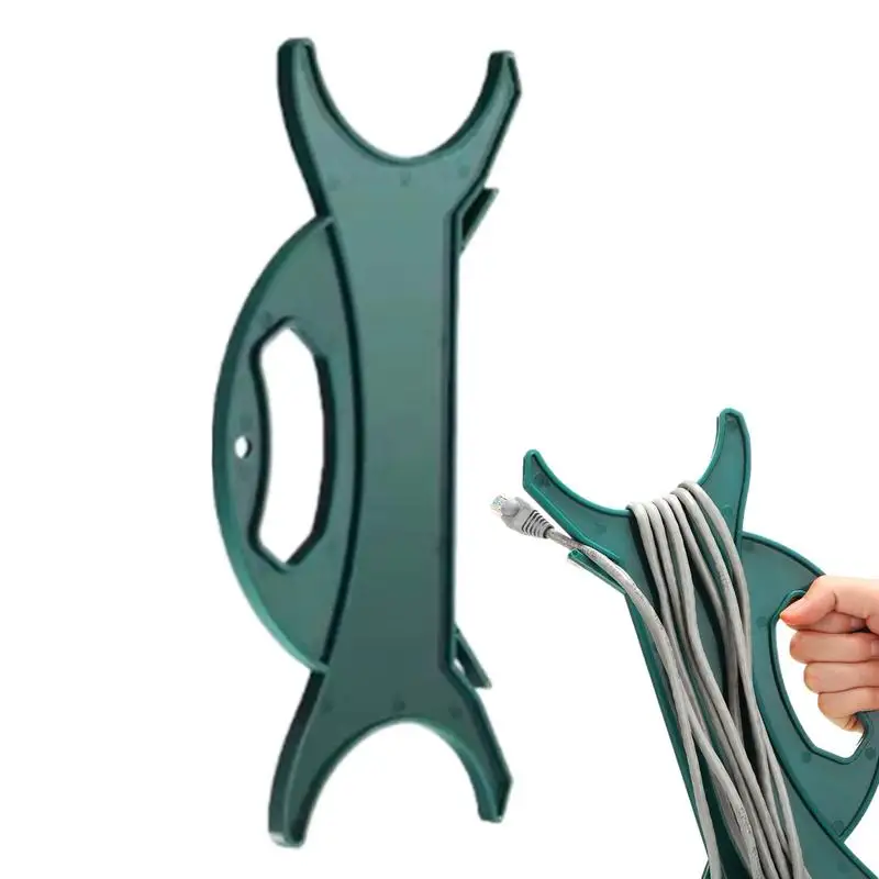 ExtensionCordHolderWindUpCordStorageReelExtensionLightsCord