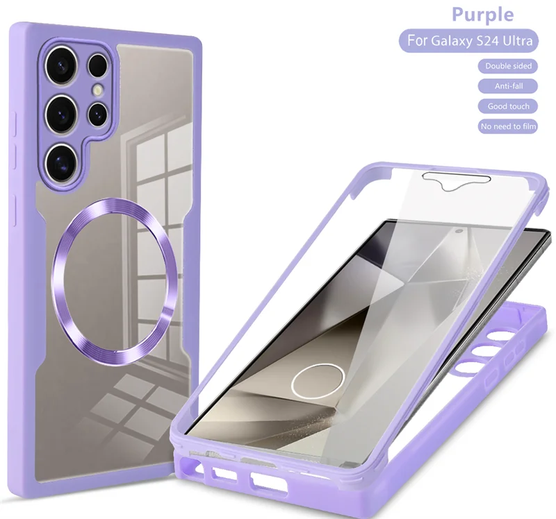 Magnetic 360° Dustproof Phone Case with Integrated Screen Protection
