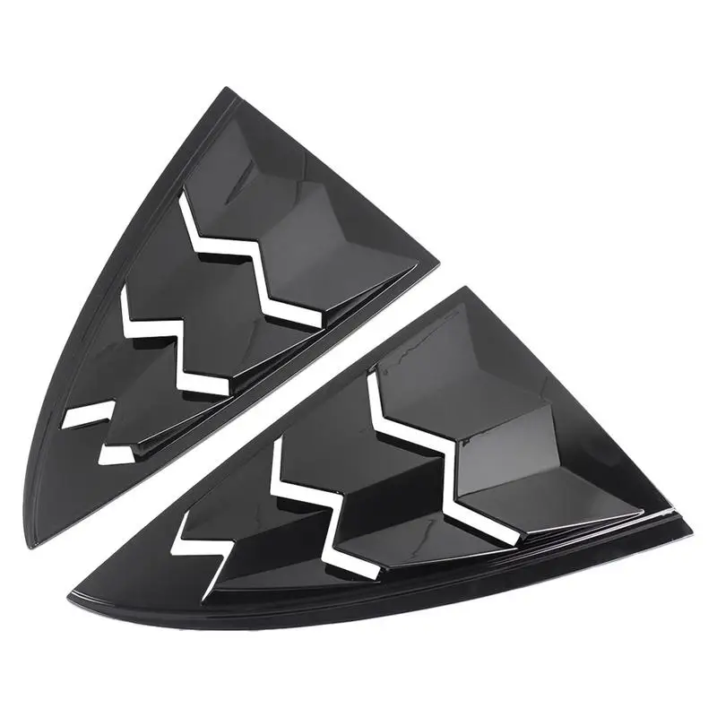 

Rear Window Louvers Shutters Cover ABS Rear Window Trim Cover Window Decoration Exterior Modification Car Decals Car Accessories