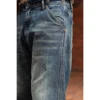 Second Order Washed Jeans Vintage Streetwear 13oz Selvedge Denim Pants For Men 1