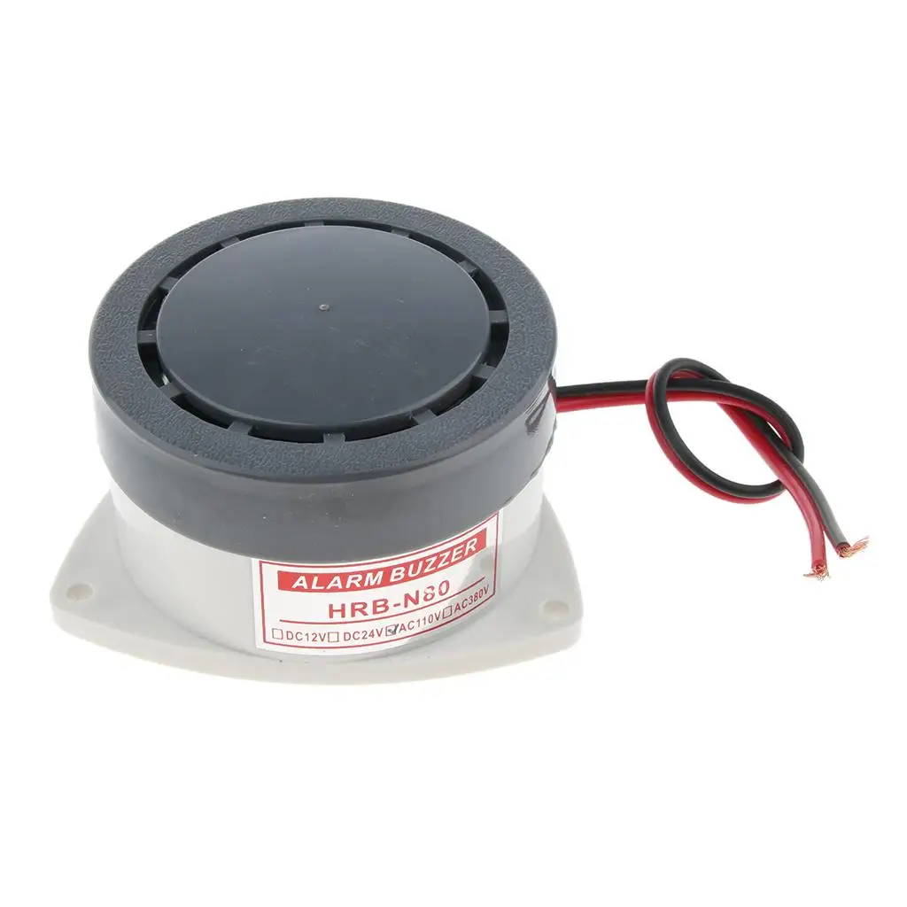 High-Powered Industrial Beep Sound Alarm-12V/24V/220V Options