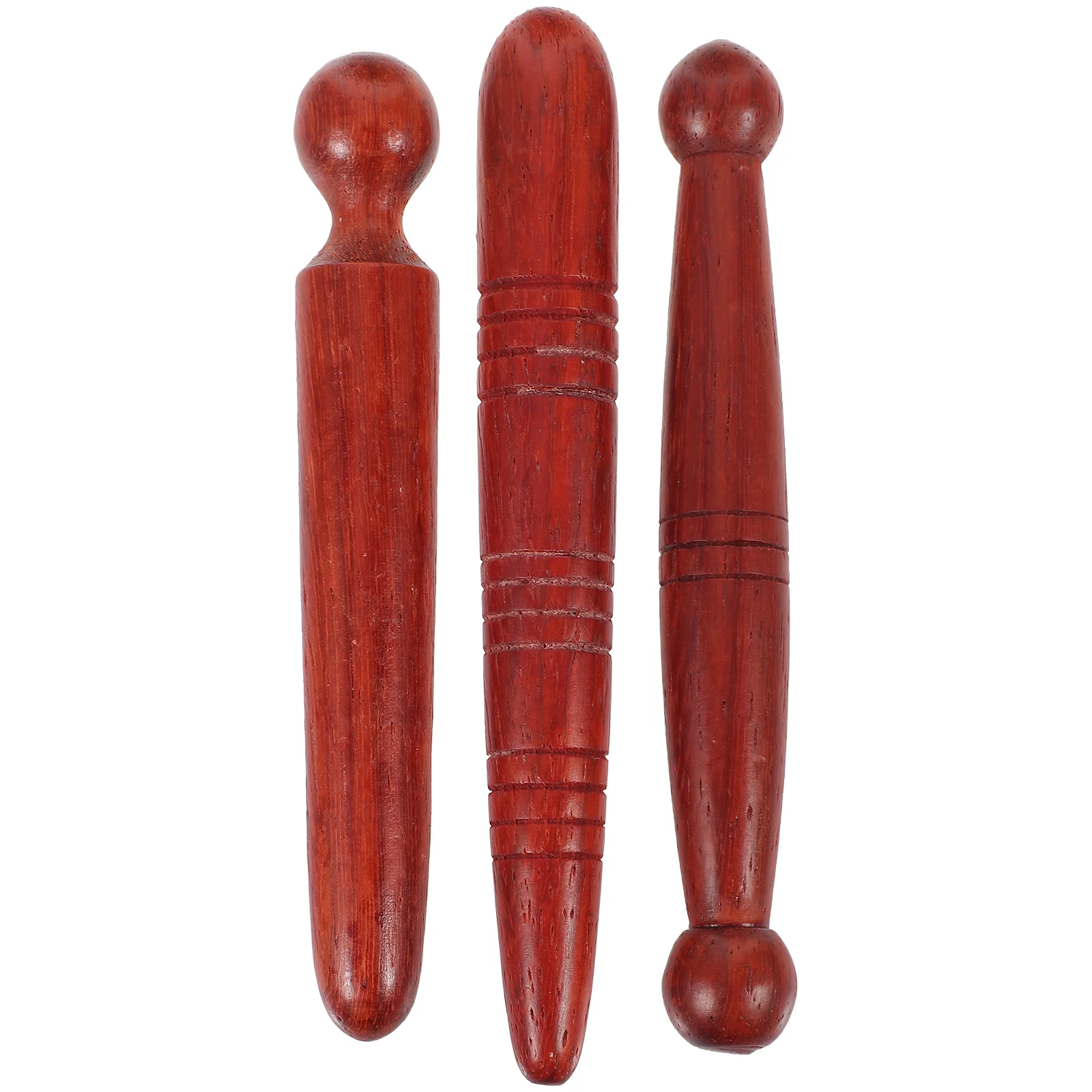 

3 Pcs Foot Massage Tool Wood Sticks Reflexology Tools Wooden Practical Feet Manual Portable Point