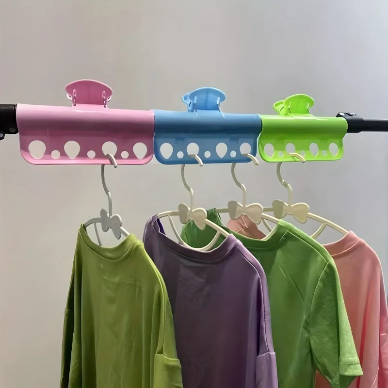 1pc  Windproof Large Clip Drying Rod Buckle, Windproof Clip for Clothes Hanger, Clothes Pole Fixing Clip for Clothesline Pole