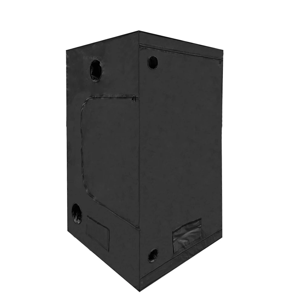 BEYLSION High Quality 100x100x200cm 600D Reflective Mylar Grow Tents with Removable Floor Indoor Plant Room Box 3
