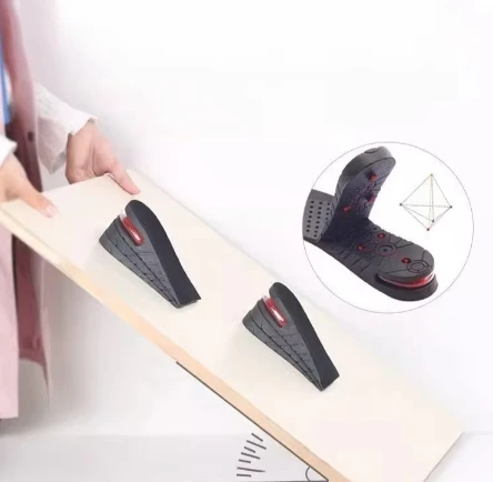 2 أزواج نعل مرتفع الصيف الرجال والنساء زوج واحد غير مرئية الداخلية مرتفعة وسادة هوائية نصف وسادة ل COSPLAY