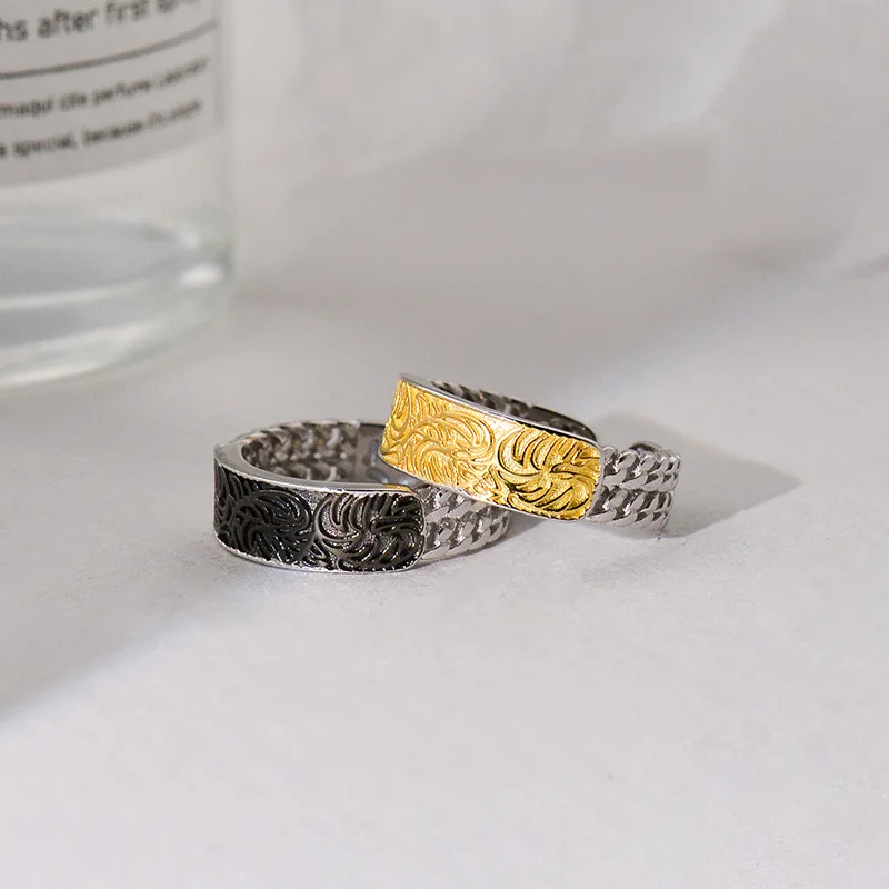 

100% 925 Sterling Silver Irregular Open Ring for Women Girl Fashion Texture Geometric Design Jewelry Birthday Gift Dropshipping
