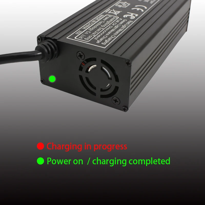 25.2V 10A 12A 28A 충전기 6S 22.2V 야외 리튬 이온 배터리 용 스마트 알루미늄 케이스, 배터리 팩 충전기 내장 냉각 팬