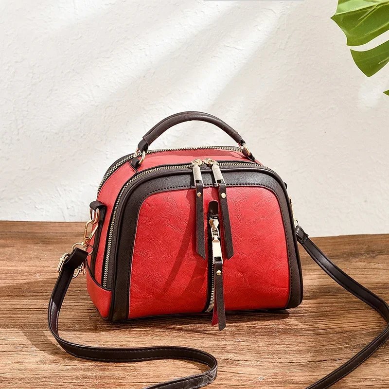 Shoulder Messenger Bag Ladies Pu Leather Shell Bag Luxury Alligator Pattern Women's Handbag Fashion Designer Bolsas Feminina