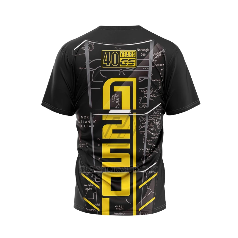 For Bmw R1250 Gs 40 Anni Motorrad Moto T-Shirt Adventure Men'S Motorsport Racing Team Quick Dry Non Fade Jerseys