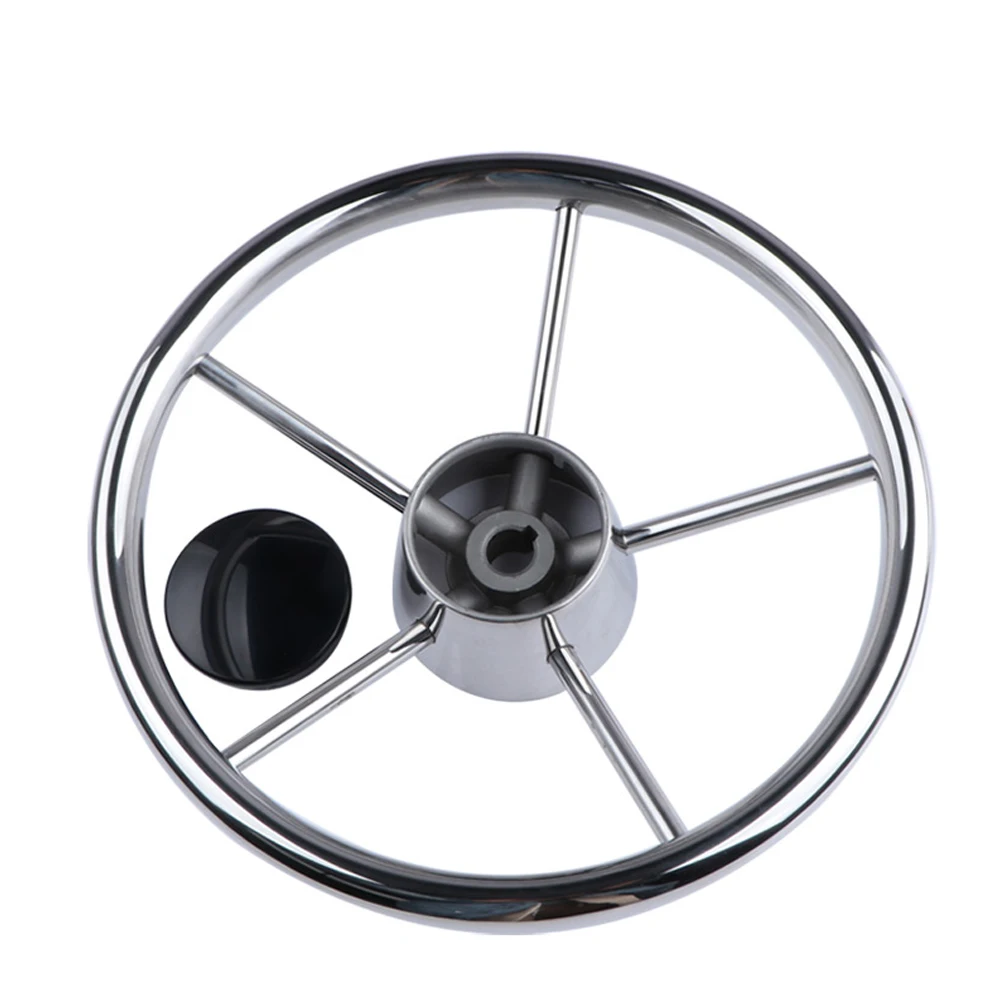 Boat Accessories Marine 11'' Boat Stainless Steel 5 Spokes Steering Wheel 280mm Dia for Marine Yacht boat accessories marine 11 boat stainless steel 5 spokes steering wheel 280mm dia for marine yacht