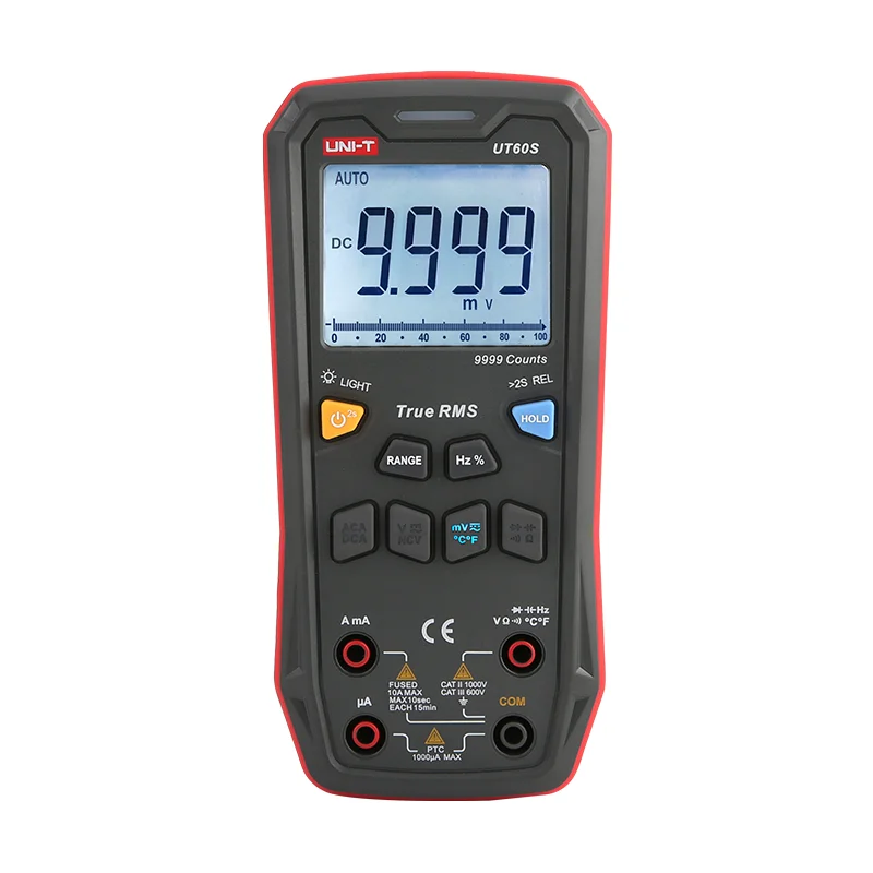 UNI-T UT60S True Effective Value Digital Multimeter Button 9999 Count AC/DC Voltage Current Meter&Bluetooth Data Transmission