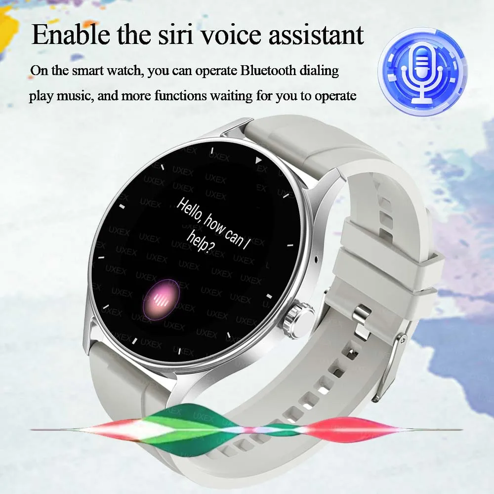 2026 New Smart Watch Women Men Bluetooth Call Sports Fitness Watches Heart Rate Health Monitor Smartwatch Ladies For Android iOS 4