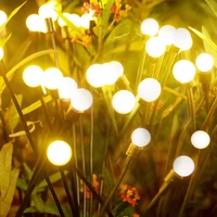 6/8/10 LED Solar Garden Light Powered Firefly Light Outdoor Waterproof Garden Decorative Landscape Light Fireworks Lawn Light 1