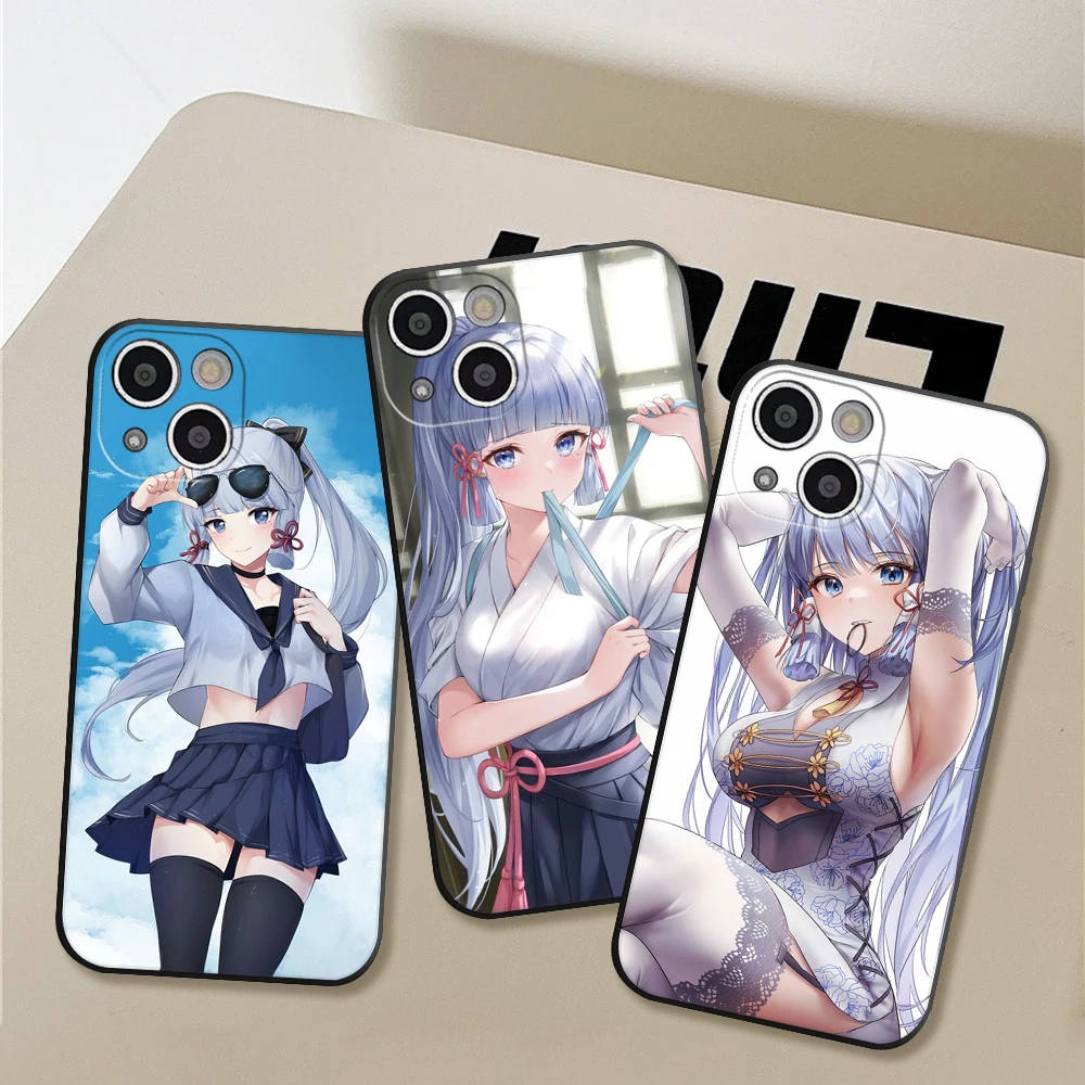 Genshin Impact Kamisato Ayaka Custodia Per Telefono Per Iphone14 13 Promax 11 12 13 Pro Max Mini X Xr Xs Max 7 8 Plus 2020 Se Custodia Per Telefono