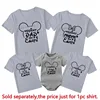 Funny Disney Family Matching Shirts Happiest Dad Mom Kids On the Earth Print Tshirt Baby Rompers Causal Disneyland Trip Outfits 4
