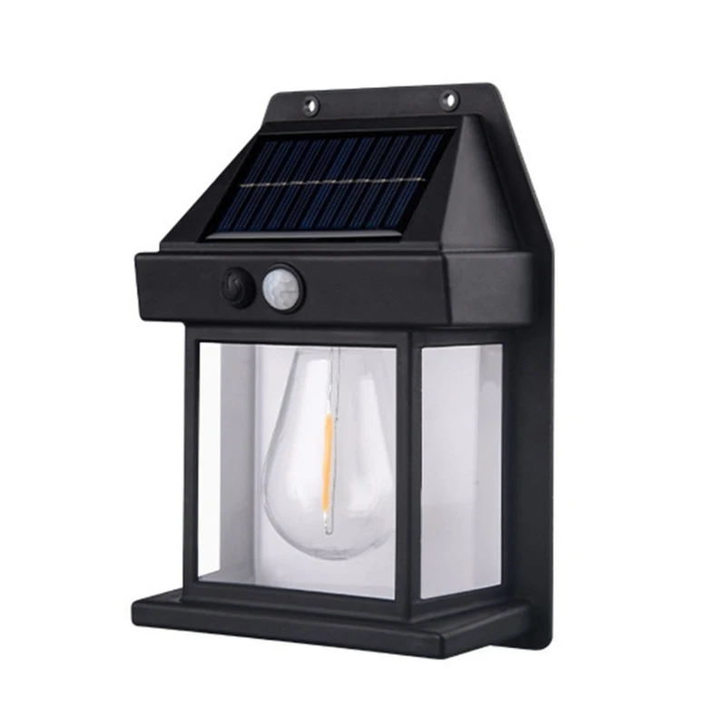 

IP65 Waterproof Solar Security Light Outdoor Lamp Wireless Dusks to Dawns Motion Sensor LED Wall Sconce for Patio Yard E65B