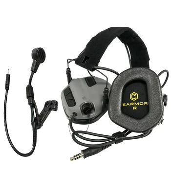 EARMOR 군사 전술 헤드셋, M32-Mark3 MilPro 군사 표준 MIL-STD-416, 전자 통신 청력 보호대
