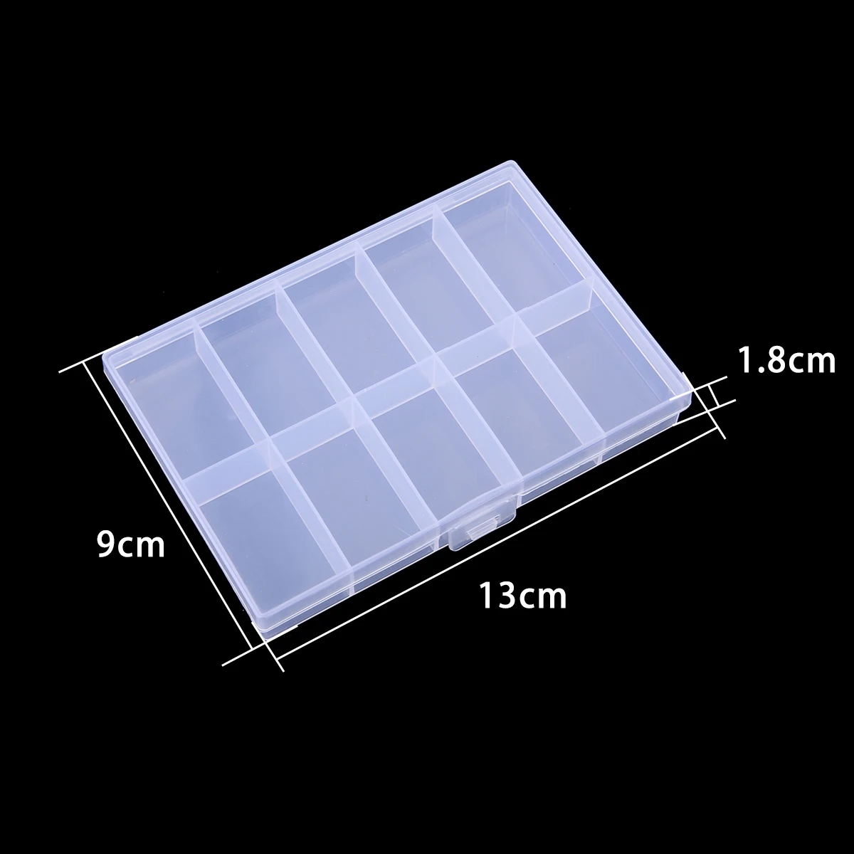 Jewelry Box 24Grids Plastic Storage Compartment Container for Beads earring rectangle Case