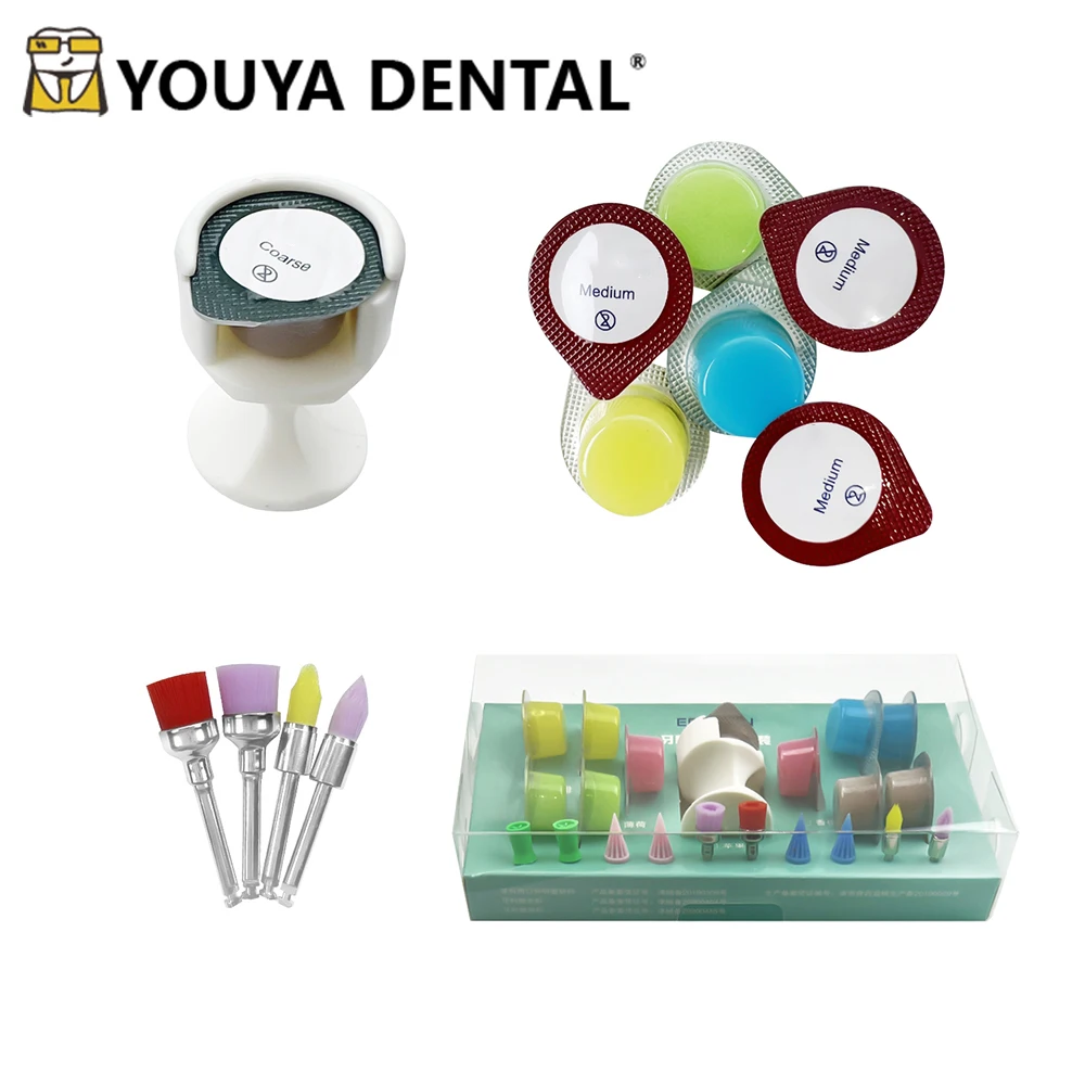 

Dental Tooth Polishing Paste Teeth Whitening Polisher Dental Prophy Paste Prophylaxis Brushes Dentist Materials